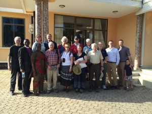 Shinyanga Virgie Mark Hotel 2015 Americans in town for ordination