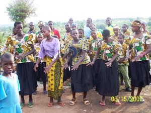 Tanzanian worship choir 2007
