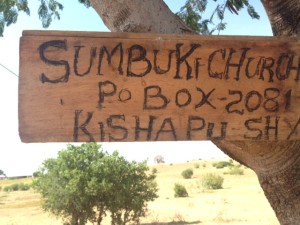 sumbuki church sign