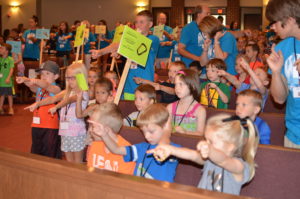 vbs group in church