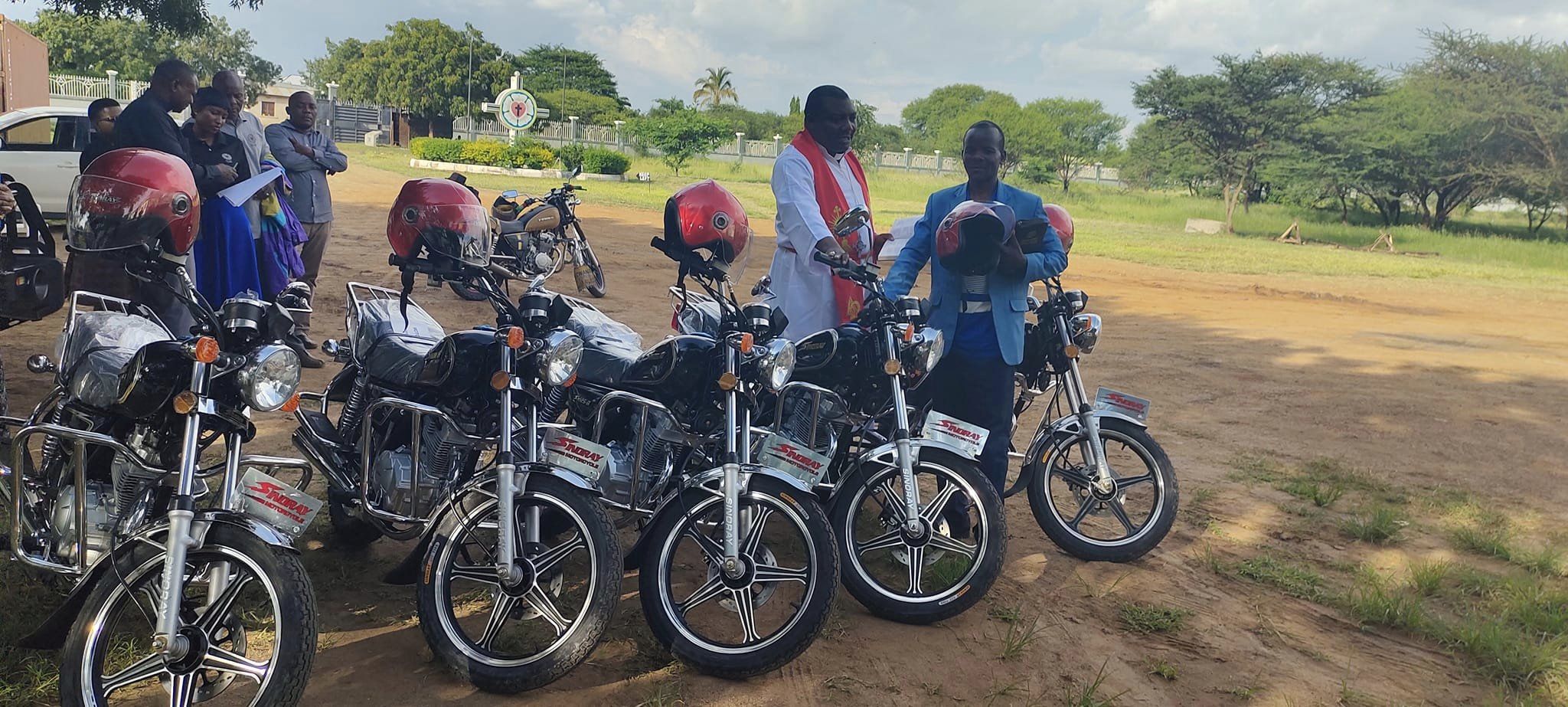 Motorbikes for pastors aid in spreading the gospel